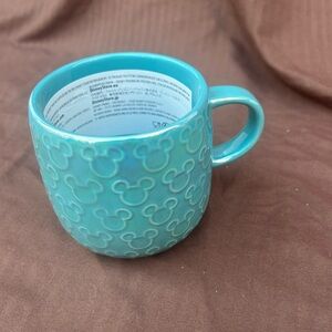 NWT Disney Blue Iridescent  Mickey Mug